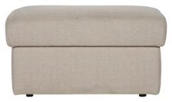 Collection - Milano - Fabric Footstool - Mink